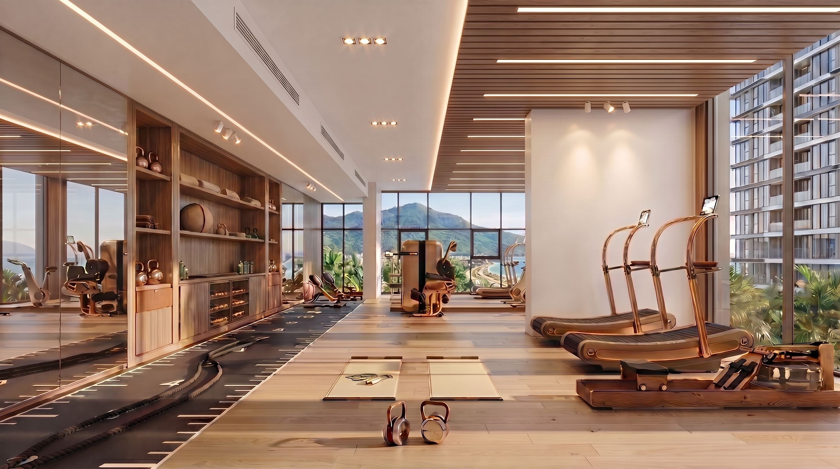 Phối cảnh phòng GYM